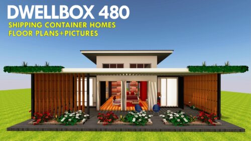 480-Square-Foot Backyard Shipping Container House