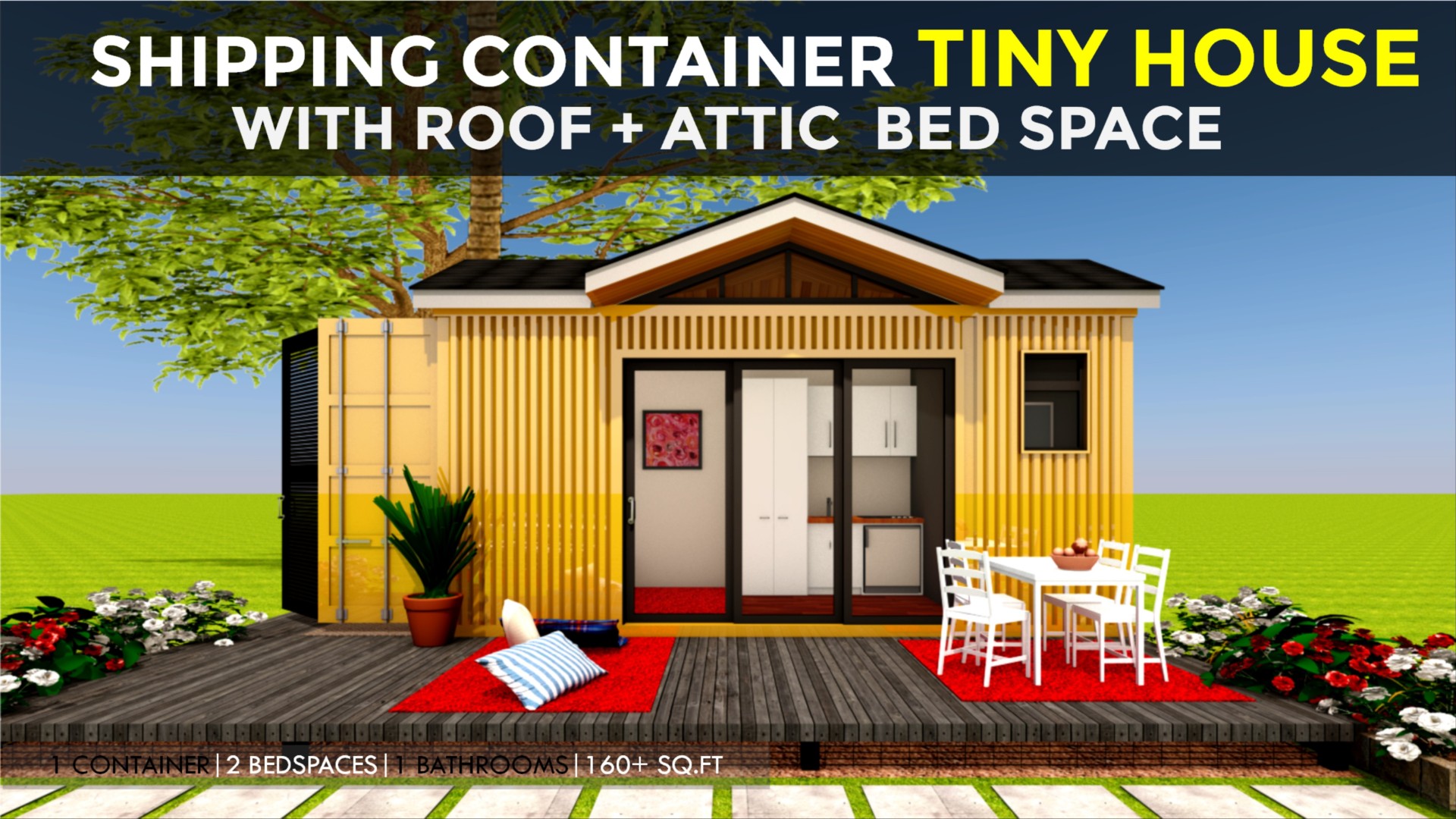single shipping container home plans