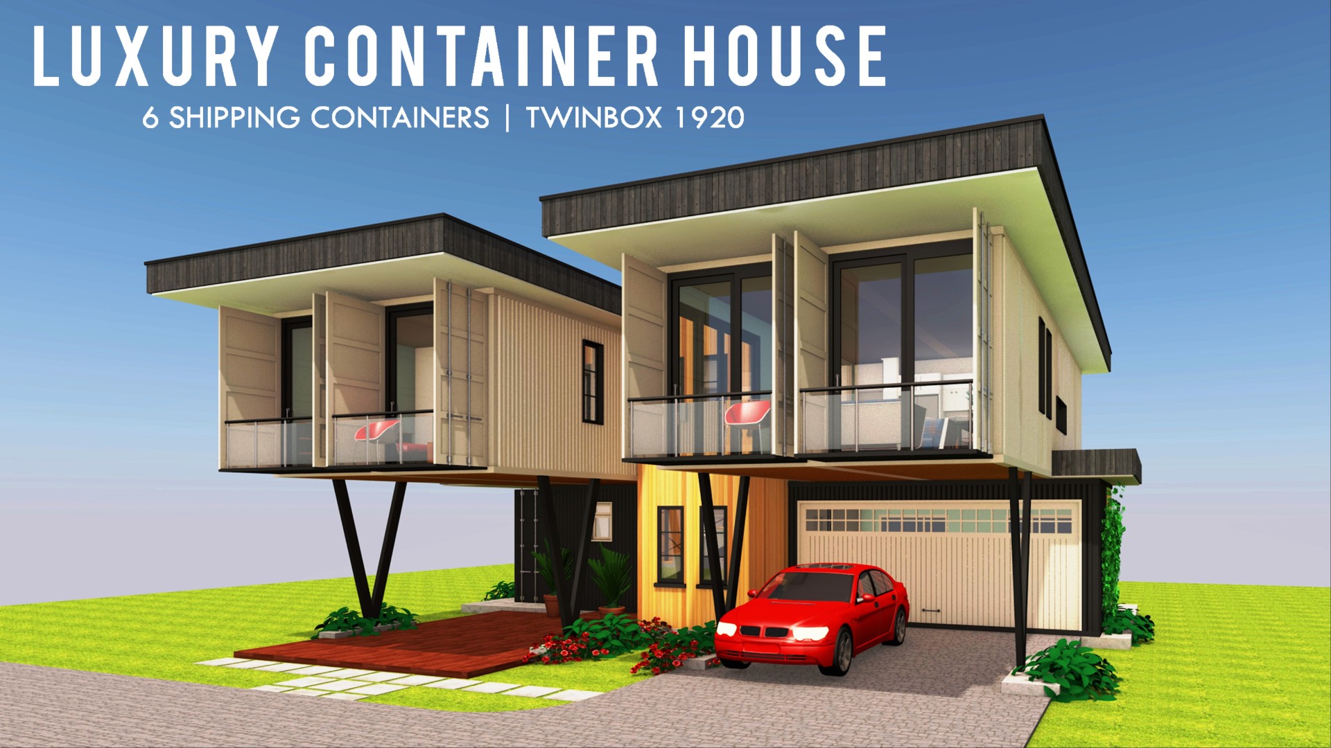 Luxury 5 Bedroom Container House Design Floor Plans Twinbox 1920