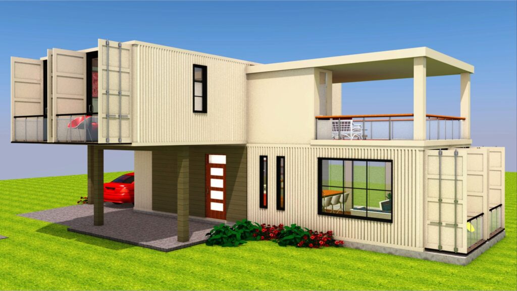 Modern Container House Design +Floor Plan- BOXTAINER 1280X